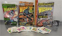 Collector cards & Wizard magazines, see pics