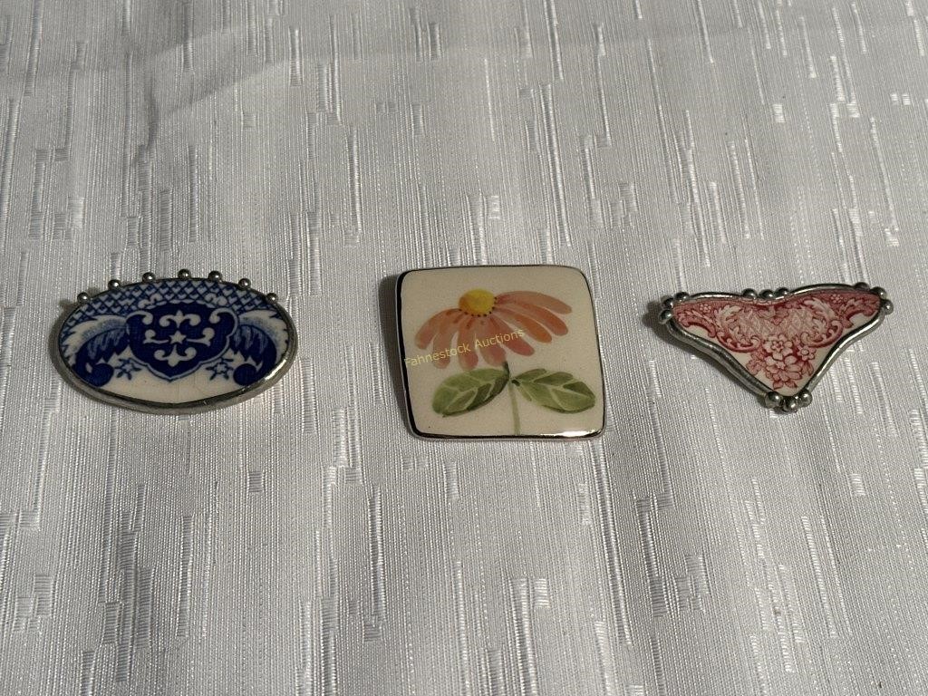 3 Handmade Pins