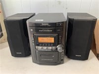 Panasonic 5 CD Changer Am/Fm Radio Mini Stereo
