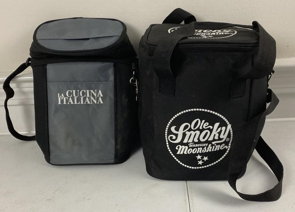 (2) Cooler bags with straps