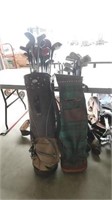 2 Bags of golf clubs *USED*