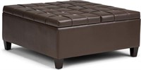 $529-Simpli Home Harrison Coffee Table Storage Ott