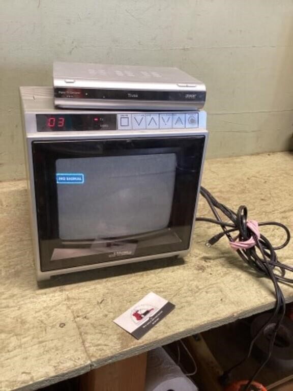 9 inch TV with VCR