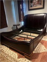 Stanley Furniture Upholstered Full Size Sleigh Bed
