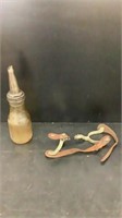 Oil Bottle and Spurs