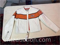 HARLEY DAVIDSON RACING JACKET, SIZE LW,