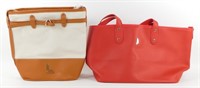 Lot of 2 New in Bag Totes/Purses - Loulu 12" x