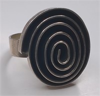 Sterling Silver Mexico Ring.  Ring is size 10.5