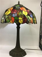 Leaded Glass Parlor Lamp
