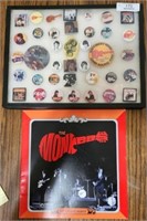 The Monkees Collectible Pins & Book