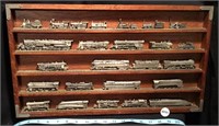 Franklin mint locomotive pewter 28 piece