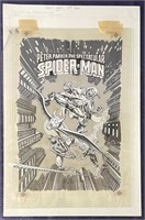 Joe Kubert. Spiderman 3-D Cover Art.