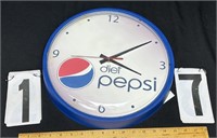 Diet Pepsi clock battery