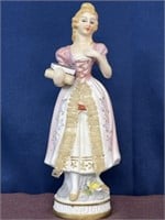 Vintage lady porcelain figurine