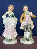 Vintage couple porcelain figurines