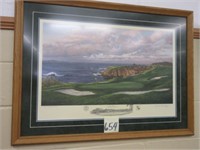The 8th Hole Pebble Beach Golf Links Picture w/
