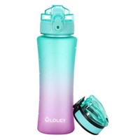 Oldley 15 fl oz Kids Water Bottle - 2 Lids