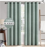 MIULEE Linen Texture Curtains for Bedroom Solid