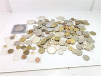 Large Lot of Assorted Foreign Coins