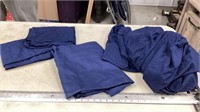 Full sheet set with pillow cases navy blue