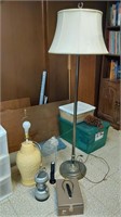 Floor lamp, table lamp, & more