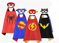 Kids Costumes Superhero Capes Sets, stickers &
