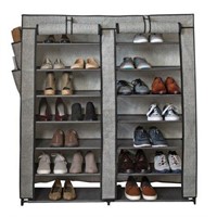 Simplify Double Shelf Bedroom Shoe Organizer $67