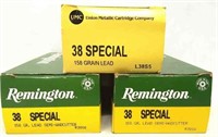 (3) Boxes of 38 Special Rounds