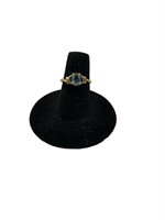 10 KT Yellow Gold Blue Stone Ring