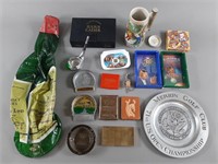 Breweriana & Tobacciana Lot w/ Ashtrays