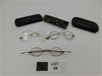 ANTIQUE GOLD FILLED SPECTACLES