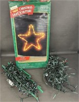 Mr. Christmas Light Sculpture & Christmas Lights