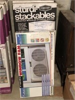 2 Stackable Storage System And Window Fan
