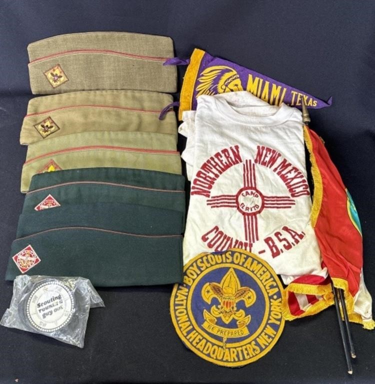 Group of vintage Boy Scout items