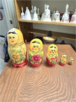 Made in U.S.S.R Russian Nesting Dolls Vintage 6
