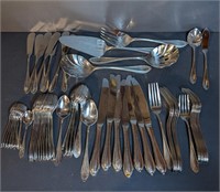 60 Pc Retroneau Stainless Steel Cutlery Set