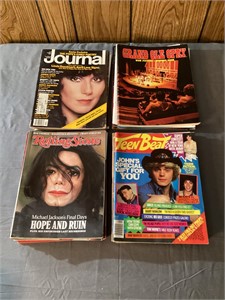 Rolling Stones teen beat &  assorted magazines