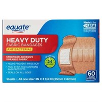Equate Antibacterial Heavy-Duty Fabric Bandages  L