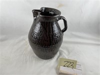Lanier Meaders southern pottery water pitcher 10"