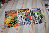 DC COMICS AND MARVEL COMIC BOOKS