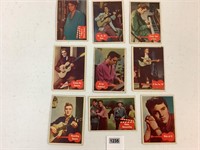 9 VNTG ELVIS (1956) CARDS