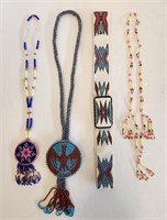 Mid 20th Century Native American Beaded Items