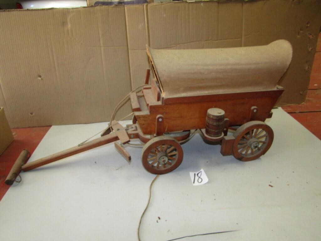 COVER WAGON LAMP 18" L X13" T