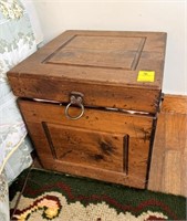 Wood Chest End Tables 16x16x16