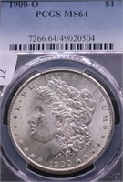 1900 O PCGS MS64 MORGAN DOLLAR