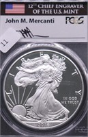 2016 W PCGS PF70DC SILVER EAGLE