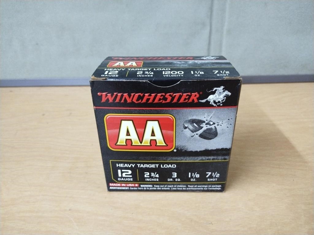 WINCHESTER 12 GAUGE SHELLS 2 3/4"25RDS 71/2 SHOT