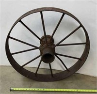 Antique Steel Wheel 28" Dia.