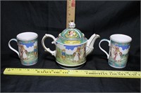 David Copperfield English Sadler Tea Set