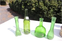 Green Vases, Bottle